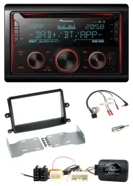 Pioneer 2DIN DAB Lenkrad Bluetooth USB CD Autoradio für Mitsubishi L200 06-15