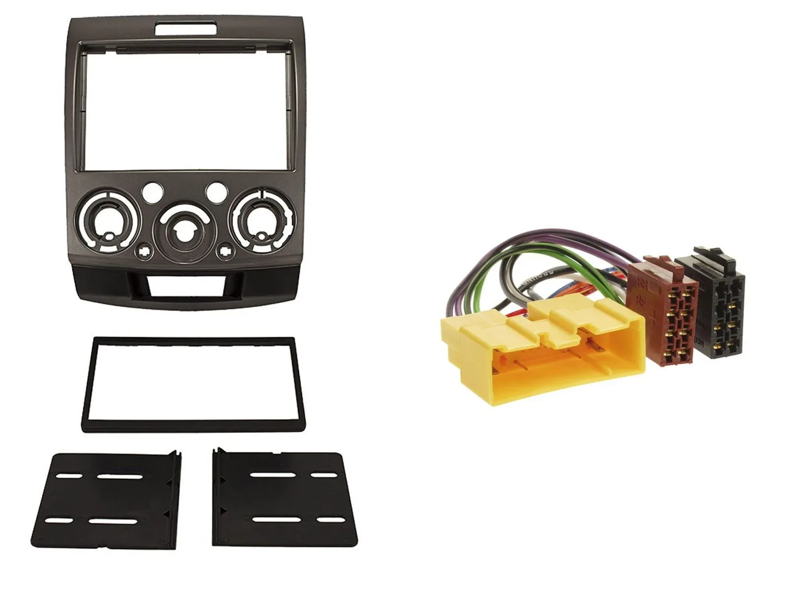 Einbauset Doppel DIN Autoradio für Ford Ranger Mazda BT50 ab 06