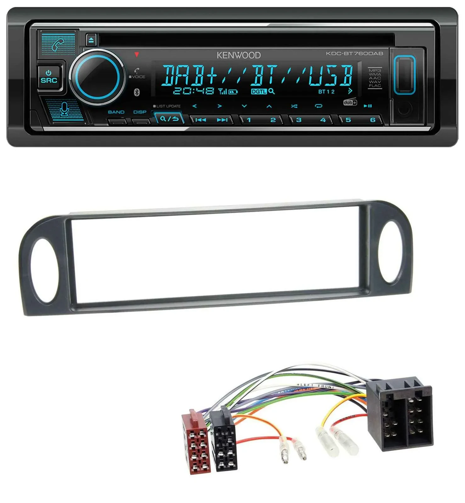 Kenwood MP3 Bluetooth DAB USB CD Autoradio für Citroen C5 (bis 2004)