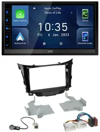 JVC DAB Bluetooth MP3 USB 2DIN Autoradio für Hyundai i30 (ab 12)