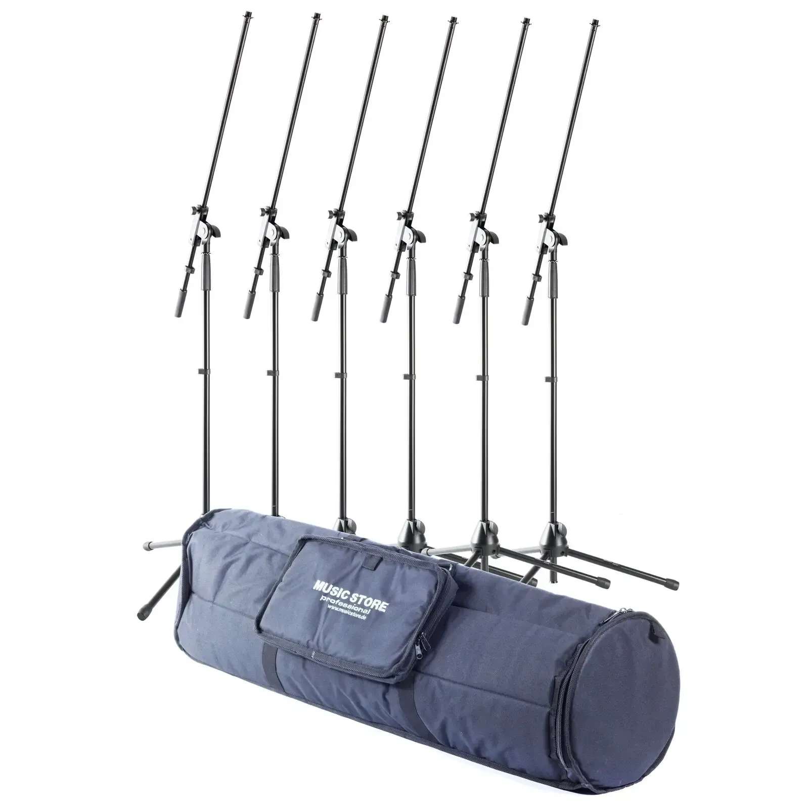 Стойка для микрофона Music Store PAH713 Black с чехлом (6 штук)