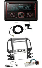Автомагнитола Pioneer 2DIN CD USB Bluetooth DAB MP3 для Hyundai Santa Fe 3