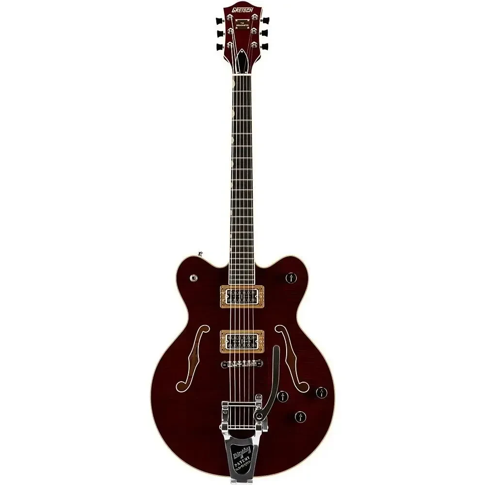 Электрогитара полуакустическая Gretsch G6609TFM Players Edition Broadkaster Bigsby Dark Cherry