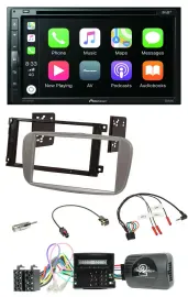 Pioneer DVD 2DIN Lenkrad DAB Bluetooth USB Autoradio für Ford C Max Galaxy Focus