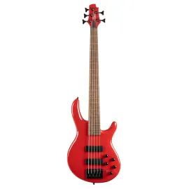 Бас-гитара Cort C5 Deluxe CRD Artisan Series Candy Red