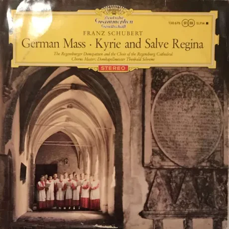 SCHUBERT - German Mass • Kyrie and Salve Regina (LP , Used)