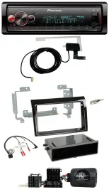 Pioneer Bluetooth DAB USB Lenkrad Autoradio für Fiat Ducato 2006-2008 piano