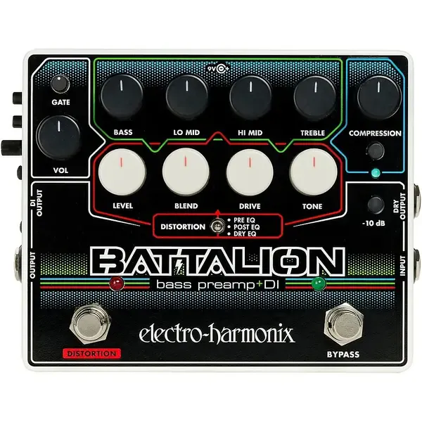 Напольный предусилитель для бас-гитары Electro-Harmonix Battalion