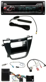 Автомагнитола Pioneer USB DAB Bluetooth CD для Opel Insignia (с 2008), черный, с поддержкой кнопок на руле