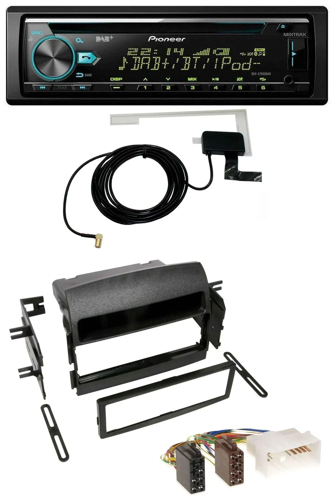 Автомагнитола для Hyundai Sonata (NF, 2005-2008) Pioneer CD USB AUX DAB MP3