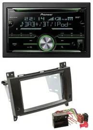 Автомагнитола для Mercedes A-/B-Class (2004–2012) Pioneer 2 DIN, Bluetooth, DAB, USB, CD, MP3