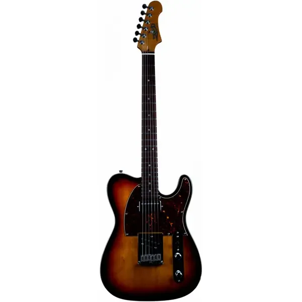 Электрогитара JET Guitars JT-350 Telecaster Rosewood FB Relic Sunburst