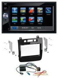 Автомагнитола Blaupunkt 2DIN, Bluetooth, MP3, USB, SD, AUX для VW Touareg (2010–2014)
