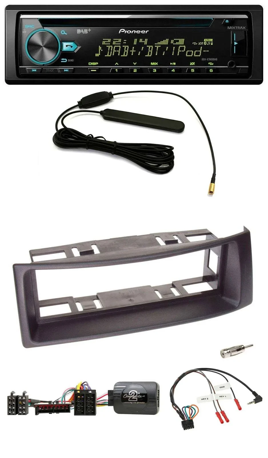 Автомагнитола Pioneer CD/MP3 DAB USB для Renault Megane (1996–2000) и Scenic