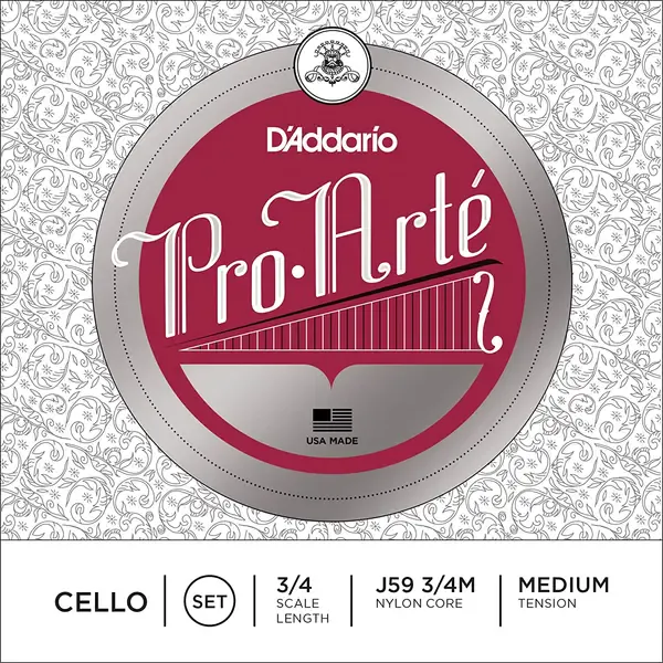 Струны для виолончели D'Addario Pro-Arte J59 3/4M