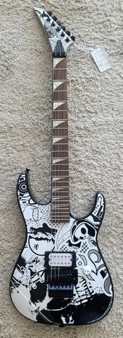 Jackson X Series Dinky® DK1 H, Laurel Fingerboard electric guitar, Skull Kaos
