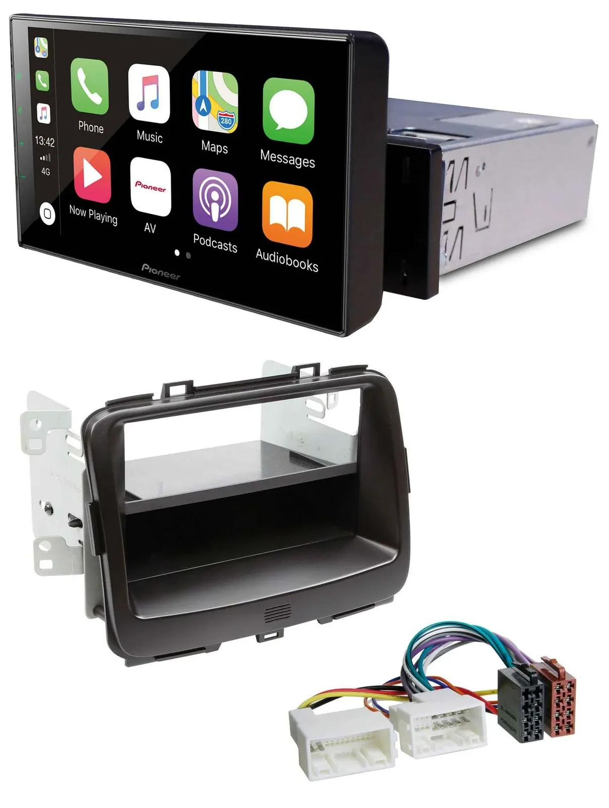 Pioneer Bluetooth MP3 DAB USB Autoradio für Kia Carens 4 (RP, ab 2013)