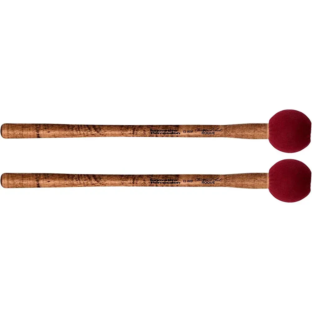 Колотушка маршевого барабана Innovative Percussion CL-BD9 Christopher Lamb Orchestral Series Red (пара)