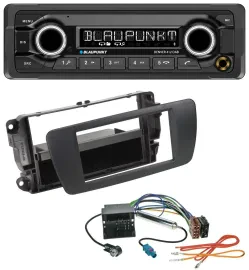 Blaupunkt Bluetooth DAB MP3 USB Autoradio für Seat Ibiza 6J ab 08 nitschwarz AN1