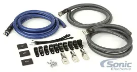 NVX XBG3PK 1/0 AWG Big 3 Upgrade Kit w/ 100% OFC Wire for Audio Sytem 350 Amps