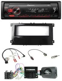 Pioneer DAB 1DIN MP3 Lenkrad USB Autoradio für Ford Mondeo S-Max Can-Bus 07-14 p