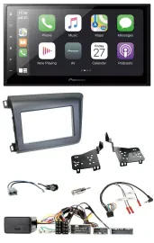 Pioneer Lenkrad Bluetooth DAB 2DIN USB Autoradio für Honda Civic US Modelle 2012
