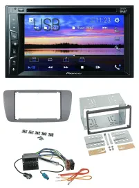Pioneer Bluetooth 2DIN USB DVD DAB MP3 Autoradio für Seat Ibiza ab 08 conemaragr