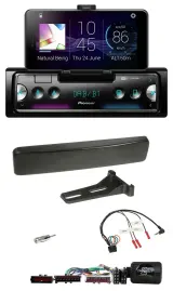 Pioneer USB Lenkrad Bluetooth DAB Autoradio für Ford Focus Mondeo schwarz