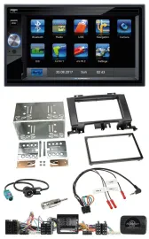 Blaupunkt 2DIN Bluetooth TMC USB Lenkrad SD Navigation für Mercedes Sprinter Aud