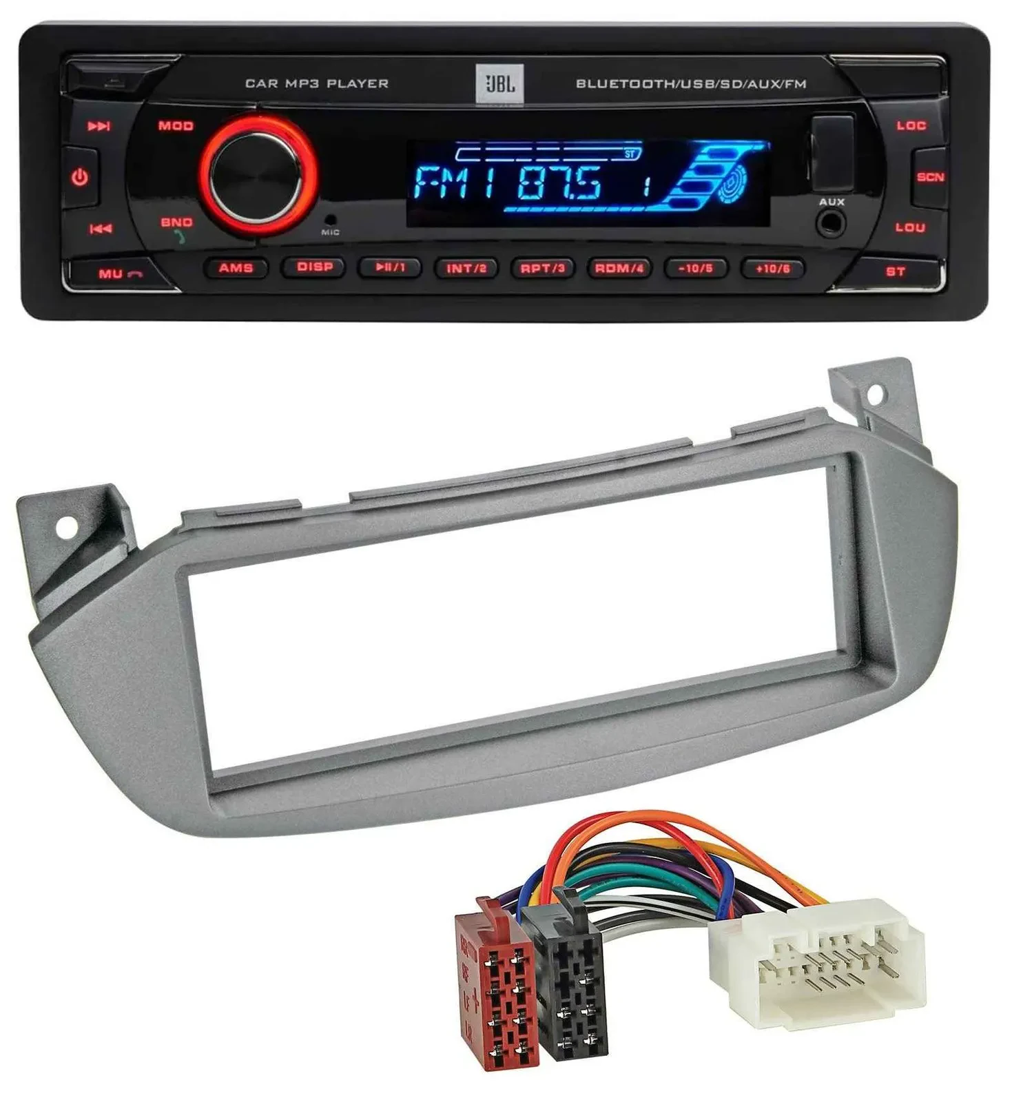 JBL AUX MP3 USB Bluetooth SD Autoradio für Nissan Pixo UA0 09-13 Suzuki Alto GF