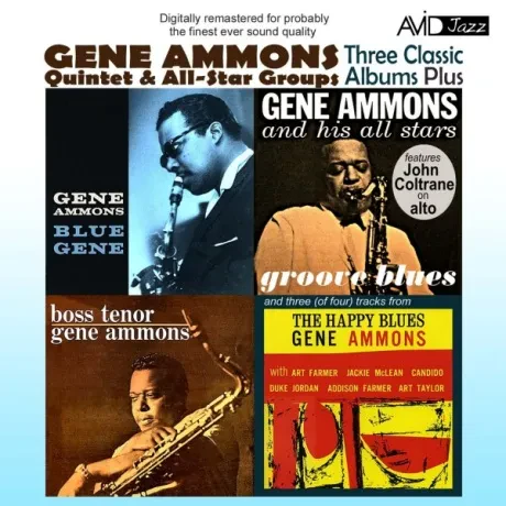 GENE AMMONS - Groove Blues/ Boss Tenor/ Blue Gene/ The Happy Blues (2CD)