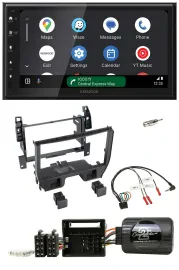 Kenwood DAB Bluetooth USB Lenkrad 2DIN Autoradio für Citroen C3 2010-2014