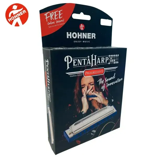 Hohner M21BX-LFM PentaHarp Pentatonic Low F Tuned Harmonica FOR GUITAR PLAYERS !