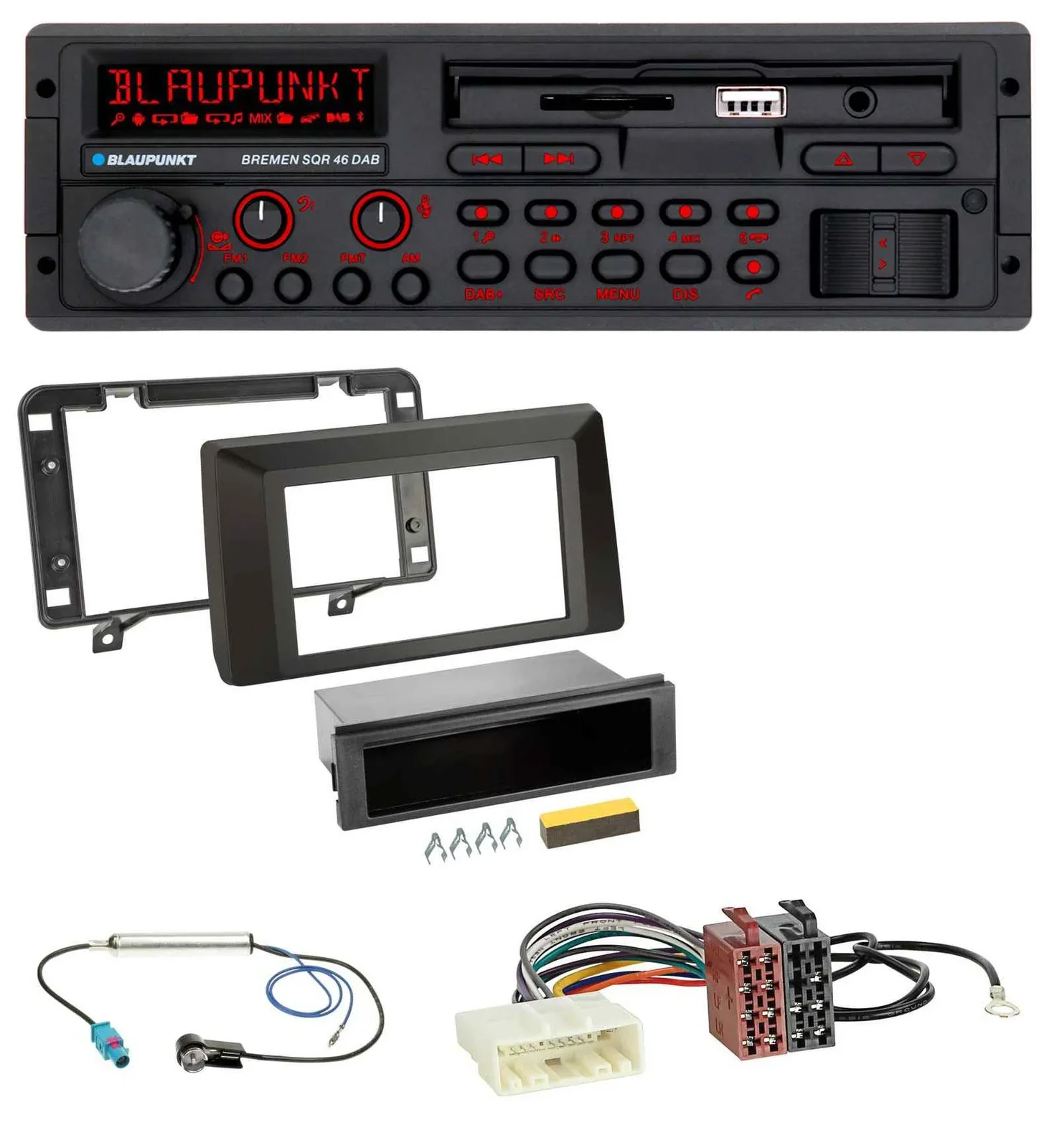Blaupunkt SD MP3 USB Bluetooth DAB Autoradio für Dacia Duster (ab 2021)