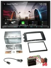 Kenwood MP3 2DIN USB DAB Bluetooth Autoradio für Smart ForTwo 07-10 ForFour 04-0