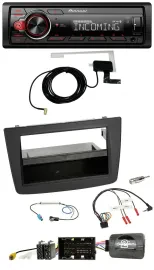 Pioneer MP3 Lenkrad CD DAB USB Autoradio für Alfa Mito 955 2014-2018 schwarz