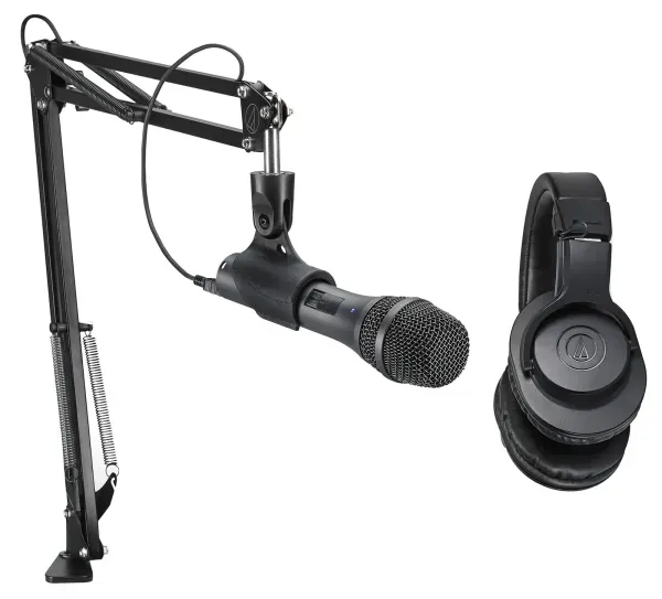 Audio Technica AT2005USBPK Studio Recording Kit-USB Microphone+Headphones+Boom