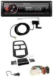 Автомагнитола для Chevrolet Spark (KLM 2012–2013) Pioneer 1-DIN, MP3, DAB, USB, AUX
