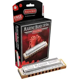 Губная гармошка Hohner 1896 Marine Band Natural Minor Harmonica F#