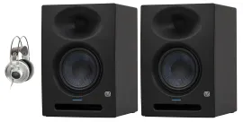 AKG K701 Open-Back Studio Recording Headphones+2) Presonus Eris Studio Monitors