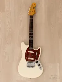 Электрогитара Fender Mustang 1965 Vintage Reissue MG65 SS Olympic White w/gigbag Japan 2007