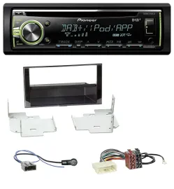 Автомагнитола для Nissan Micra (2013–2017) Pioneer DAB, CD, USB, AUX, MP3, цвет: черный глянец