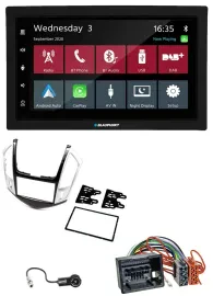 Автомагнитола Blaupunkt 2DIN DAB, Bluetooth, USB, MP3 для Chevrolet Cruze 2011–2016