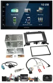 Kenwood 2DIN Bluetooth Lenkrad USB DAB Autoradio für Mercedes Sprinter Audio 5 2