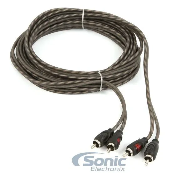 Belva BBIC5 5m (16.4 ft) 2-Channel RCA Car Audio Interconnect Cable