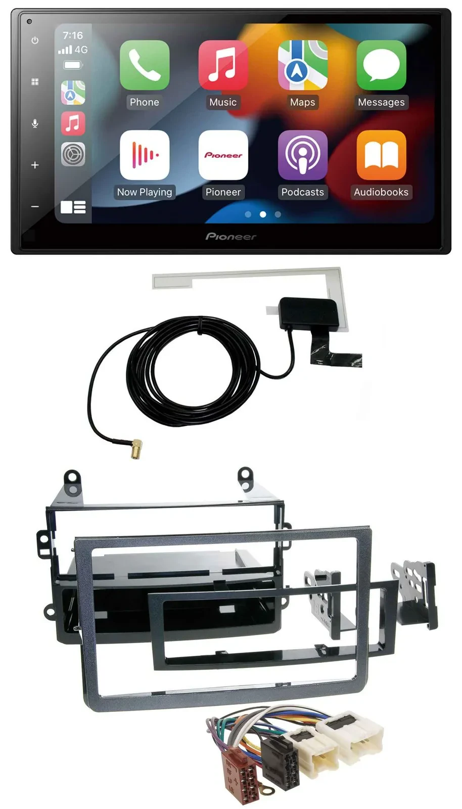 Автомагнитола для Nissan 350Z Pioneer 2DIN MP3 USB Bluetooth DAB