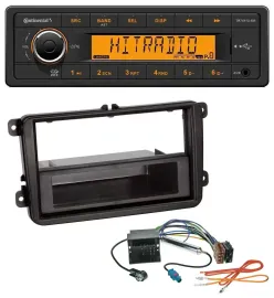 Continental 1DIN USB AUX MP3 Autoradio für Skoda Fabia Octavia Rapid Roomster