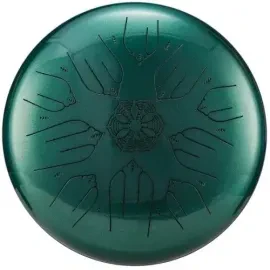 U-Turn TDW12-10-EQ Jewel Green Tongue Drum inkl. Pickup & Zubehör | Neu