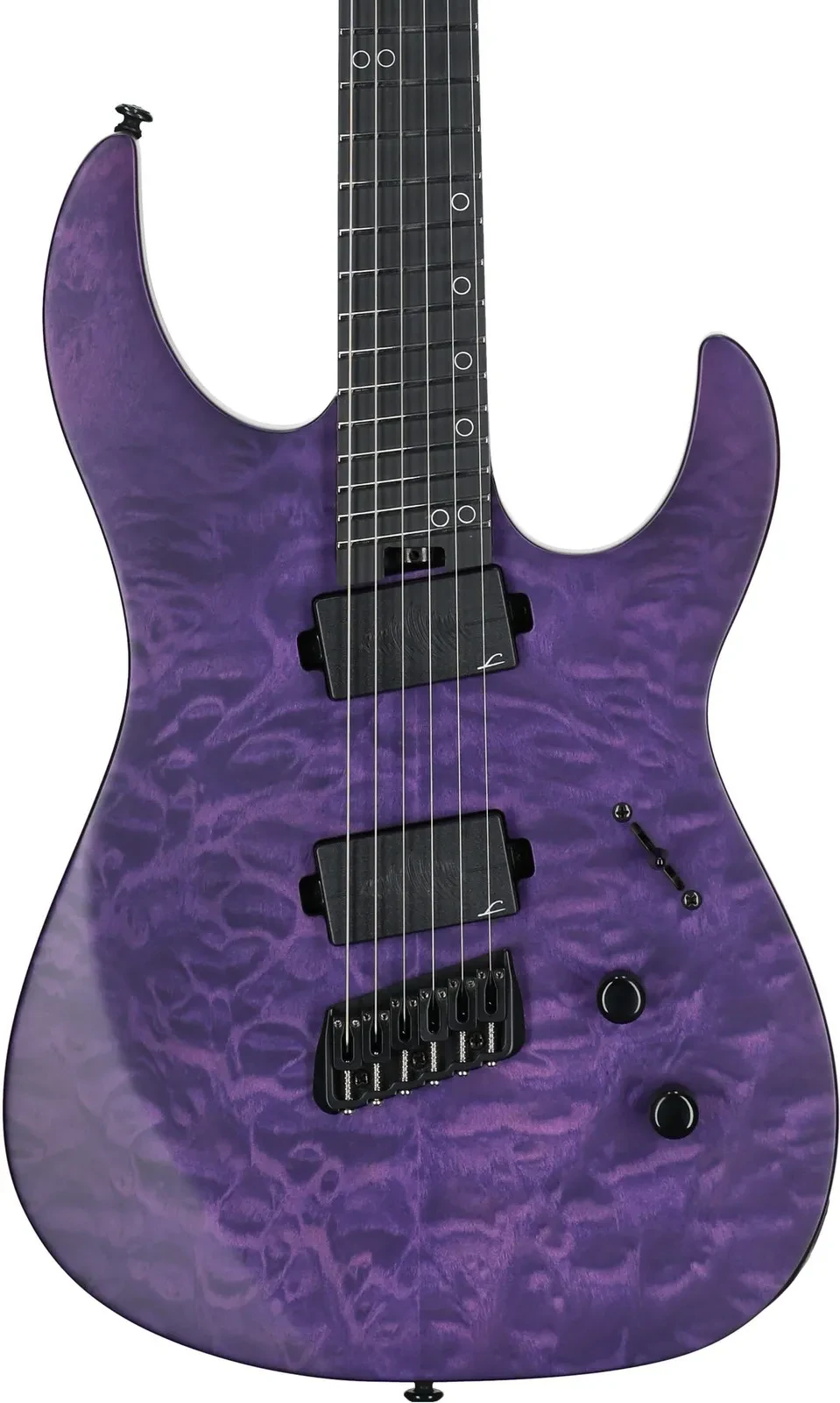 Legator N6FSS Ninja Multi-Scale Electric Guitar, Composite, Satin Purple