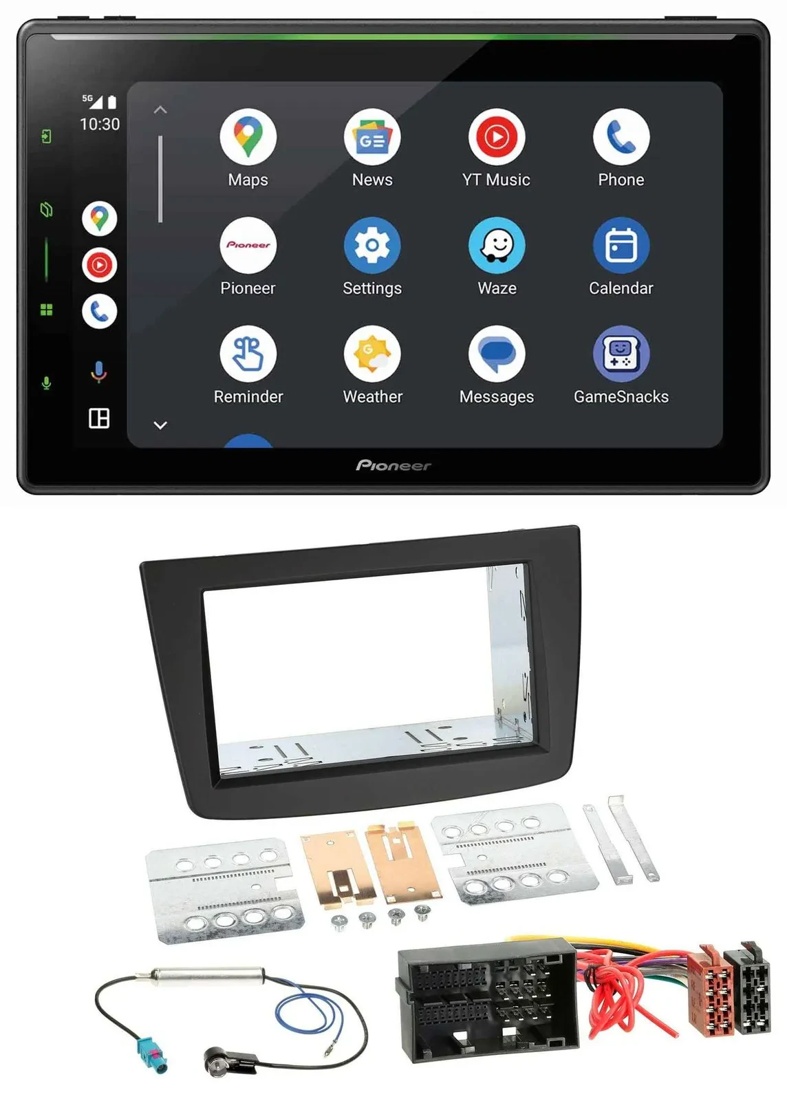 Pioneer 2DIN MP3 USB Bluetooth DAB Autoradio für Alfa Romeo Mito 955 ab 14 schwa